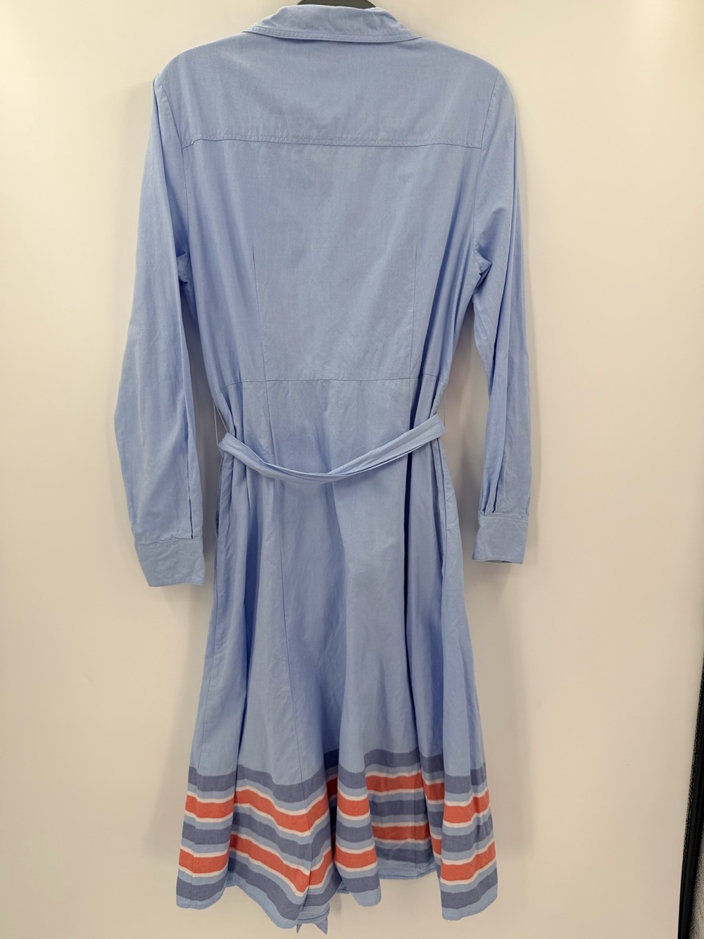 Boden Kate Chambray 100% Cotton Midi Shirt Dress US 10 10R - Picture 5 of 5